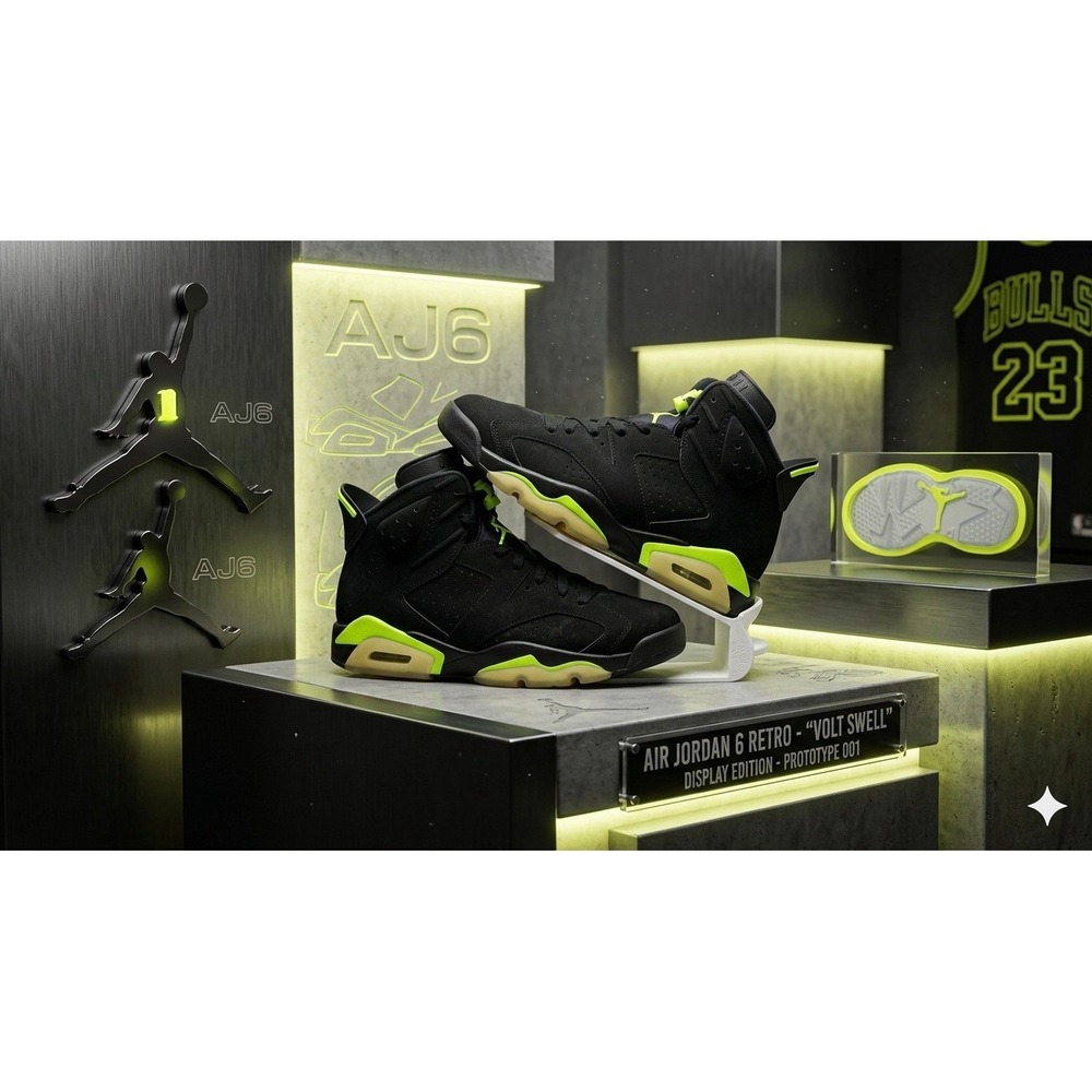 Nike Air Jordan 6‎ Retro Electric Green CT8529-003 Size 9.5M very clean! NB